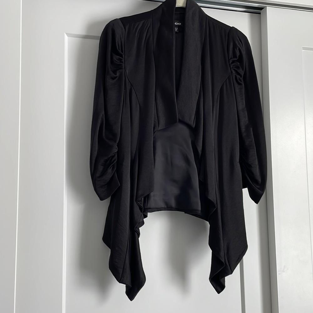 BEBE silk blazer